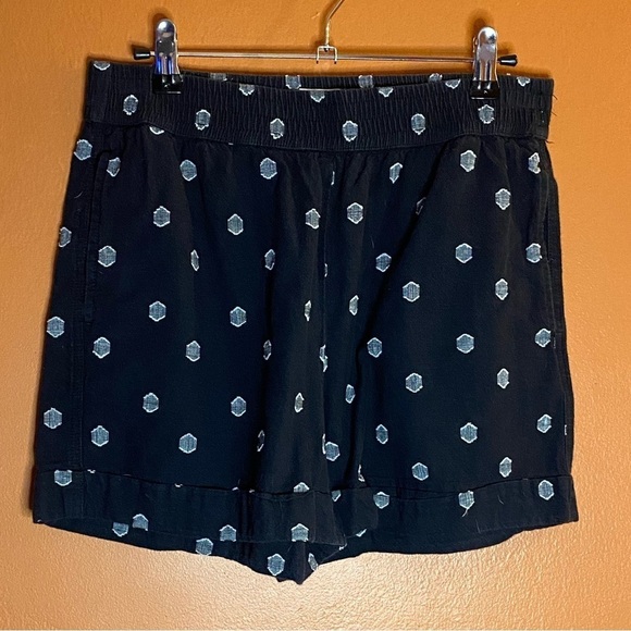 L&G Linen Dot Pull On Shorts - Picture 1 of 7